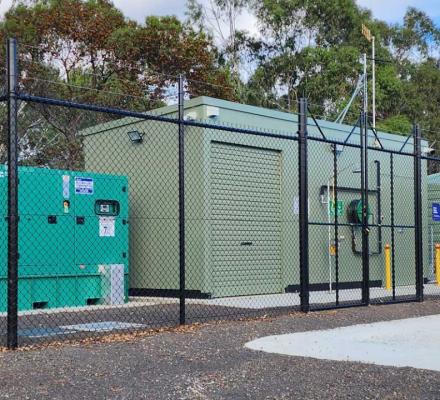 The pump station at Pentland Hills.